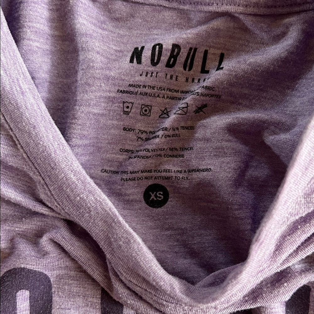 NOBULL Women's Lavender Muscle Tee - Picture 2 of 3